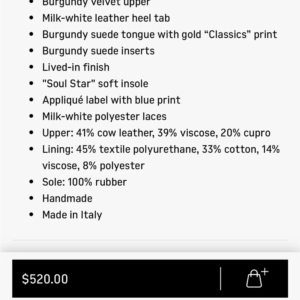 Golden Goose Burgundy Velvet Soul Stars - Picture 7 of 13